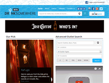 Tablet Screenshot of drinksomewhere.com